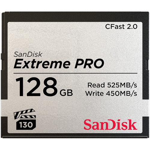 Rent SanDisk 128GB Extreme Pro CFast 2.0 Memory Card