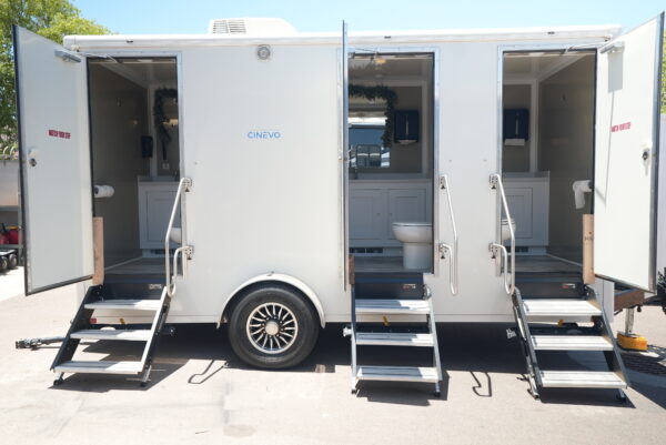 Mobile Restroom Trailer - 3 Stall - Image 2