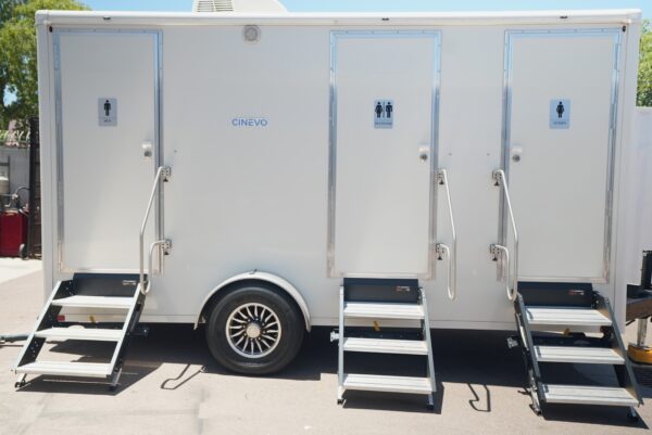 Mobile Restroom Trailer - 3 Stall